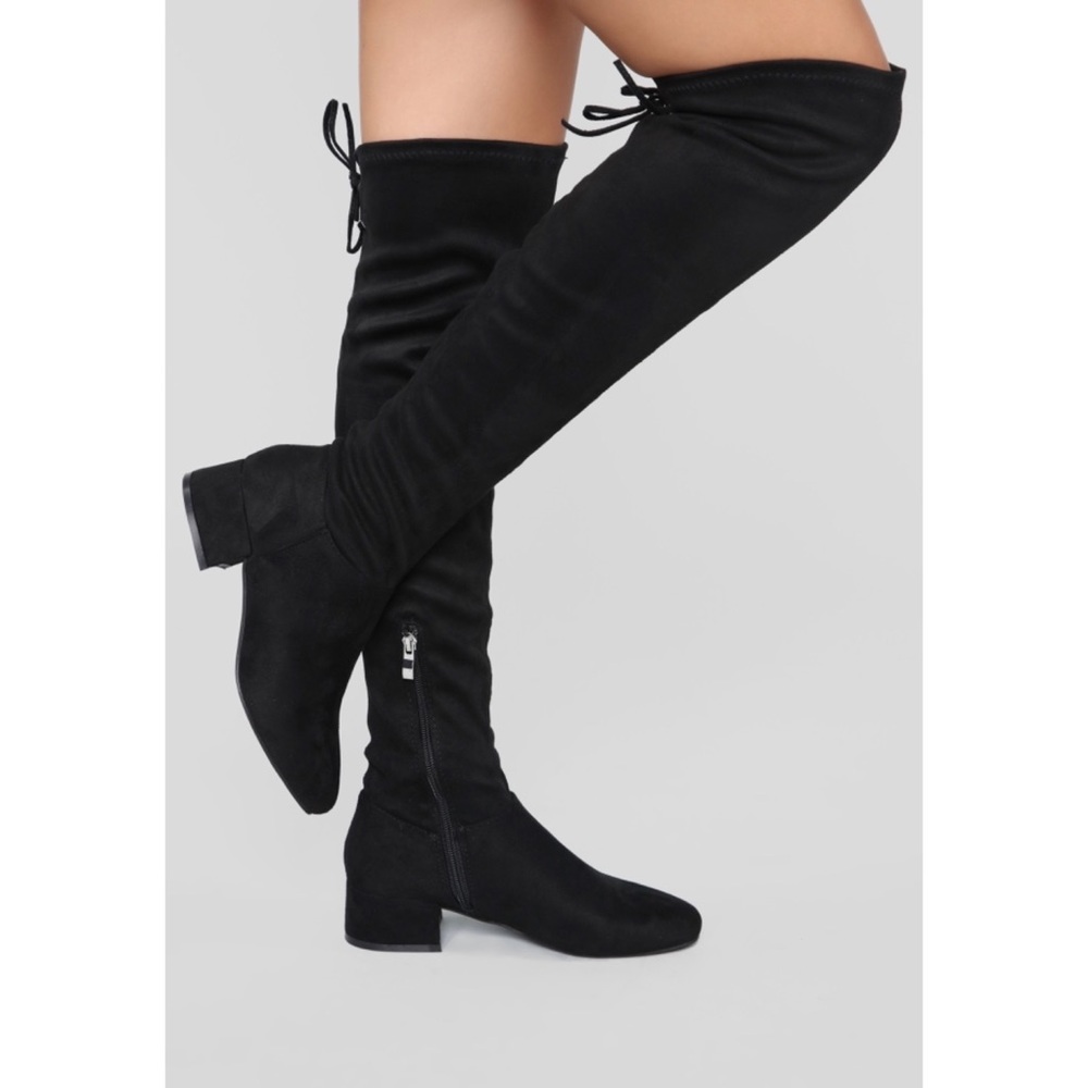 Brand new fashion nova knee high boots